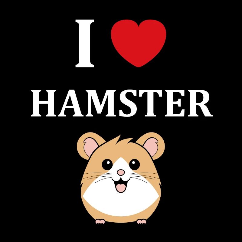 Mignon Humour petit hamster