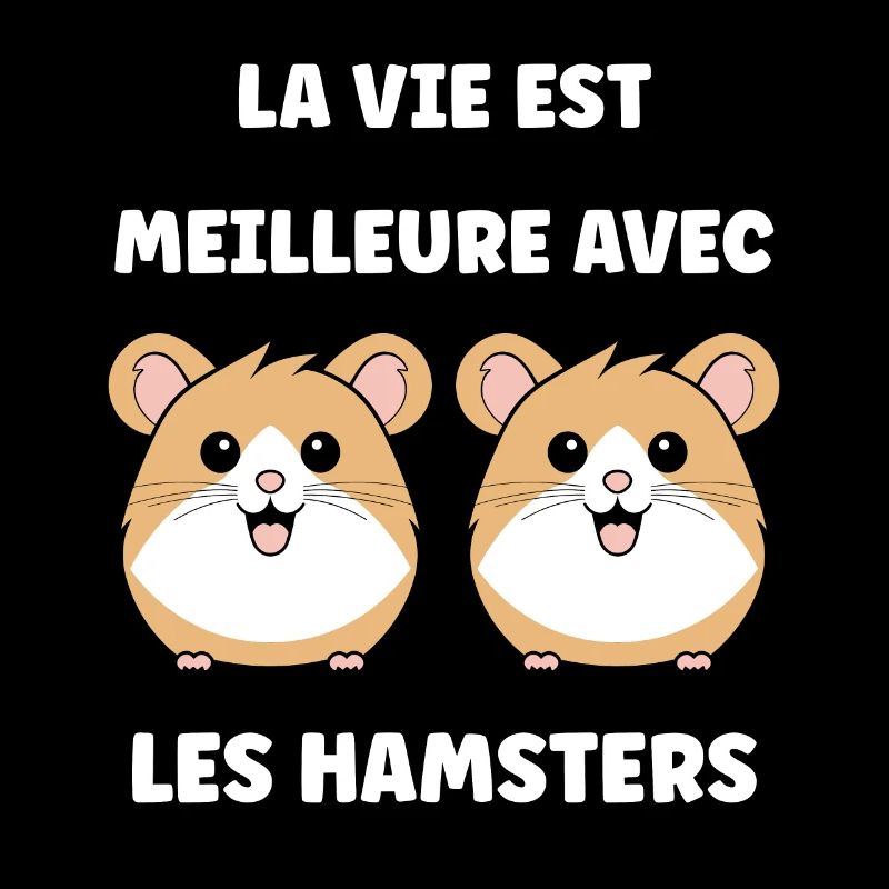 Mignon Humour petit hamster