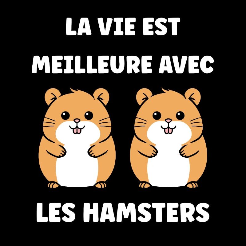 Mignon Humour petit hamster