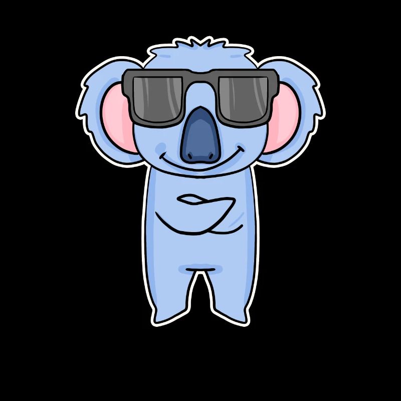 Koala avec des lunettes