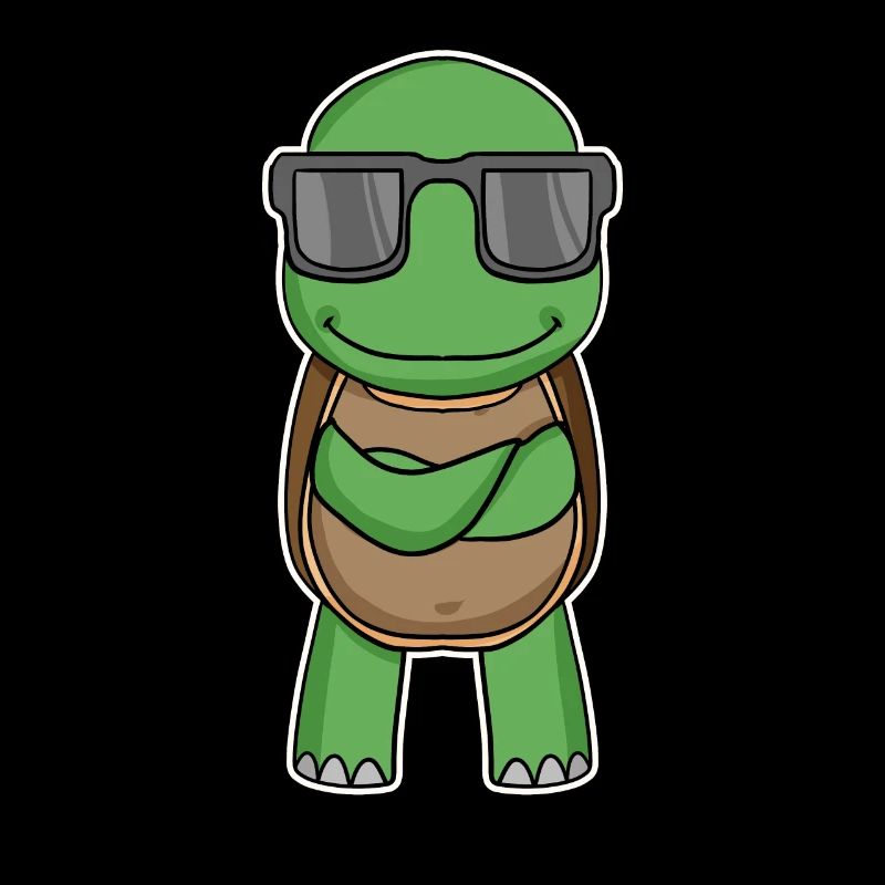 Turtle with glasses