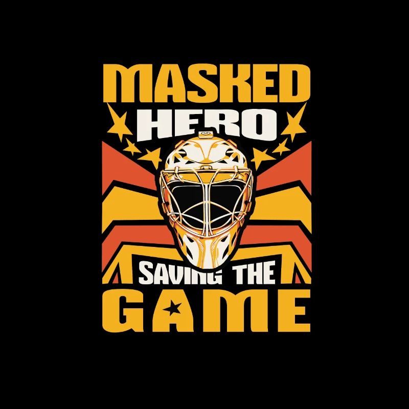 Masked Hero Game-Saving Hockey