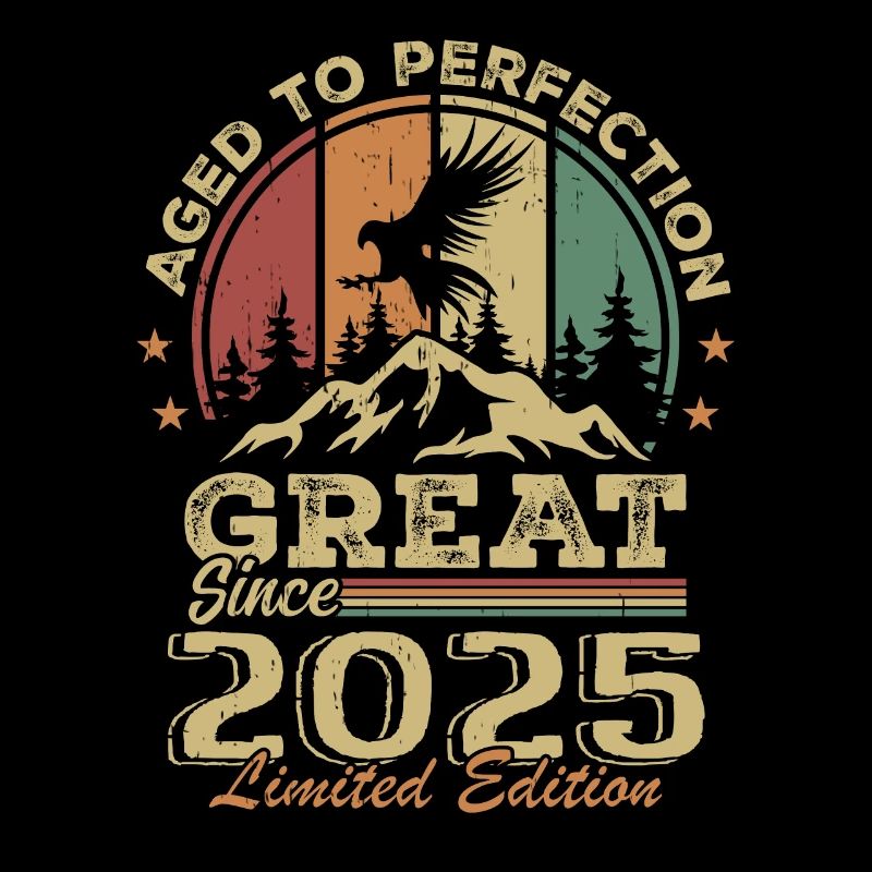 Vintage Geburtstag 2025 - Retro Geschenkidee 2025