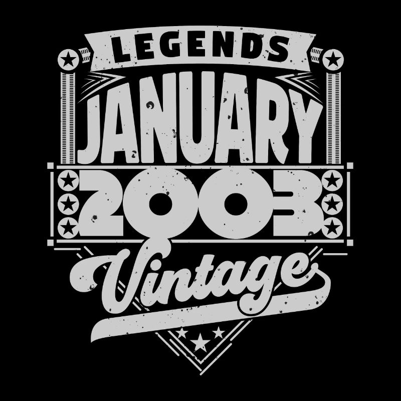 Vintage Anniversaire Janvier 2003, Janvier 2003.
