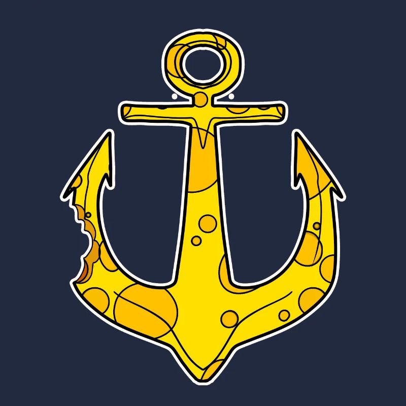 Anchor Captain Cheese Motif
