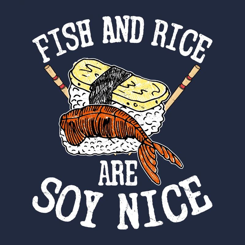 Le poisson et le riz sont du soja Nice 2Le poisson et le riz sont du soja