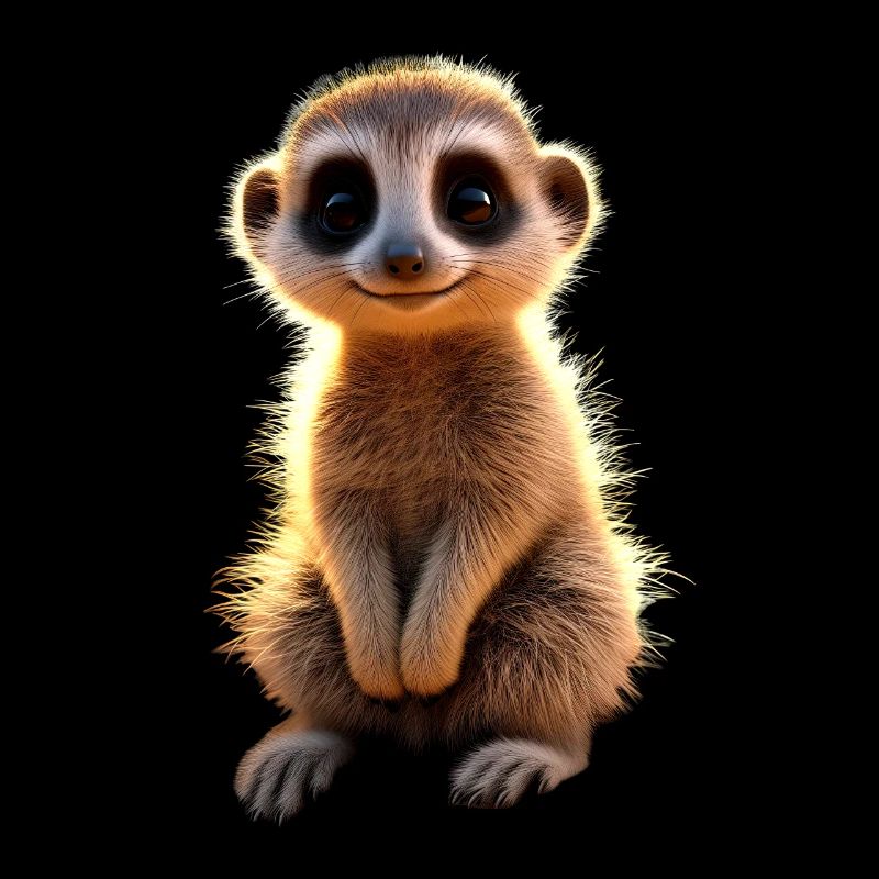 Erdmännchen Tierliebhaber Süßes Surikate Mangusten