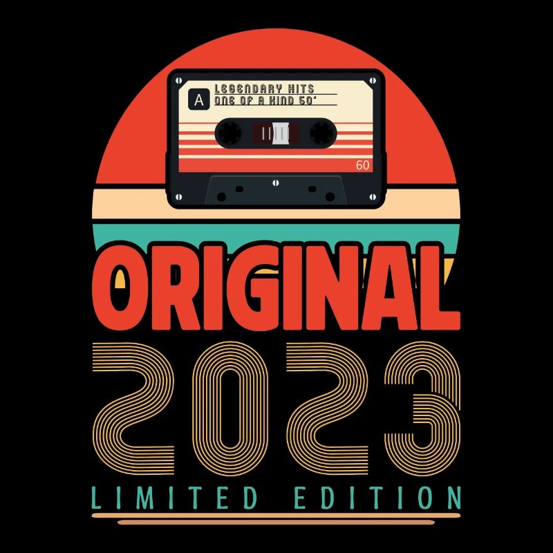 Vintage Birthday Gift 2023. Retro 2023.