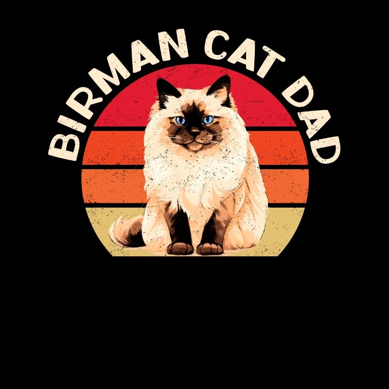 Birman chats papa Birman chat Birman cadeau