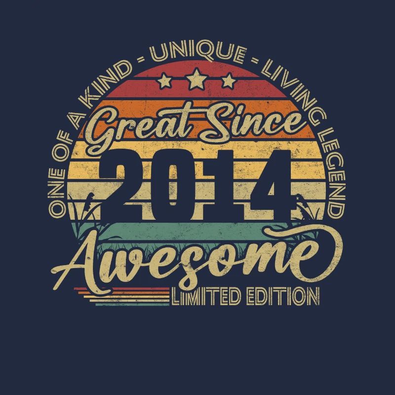 2014 Vintage Retro Jubiläumsgeschenk
