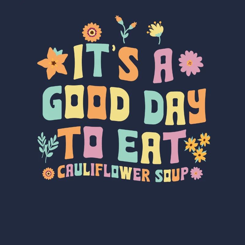 bluTenue de soupe de chou-fleur