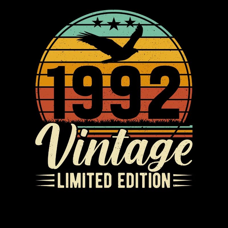Design rétro vintage créatif de 1992