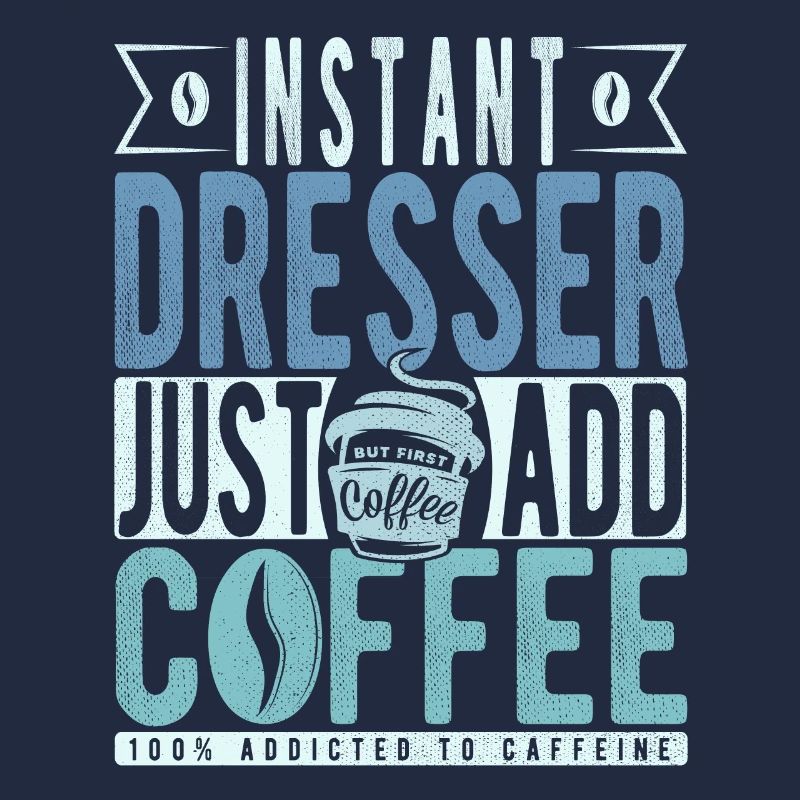 Instant-Kommode einfach Kaffee hinzufügen