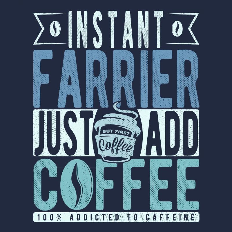 Instant-Hufschmied einfach Kaffee hinzufügen