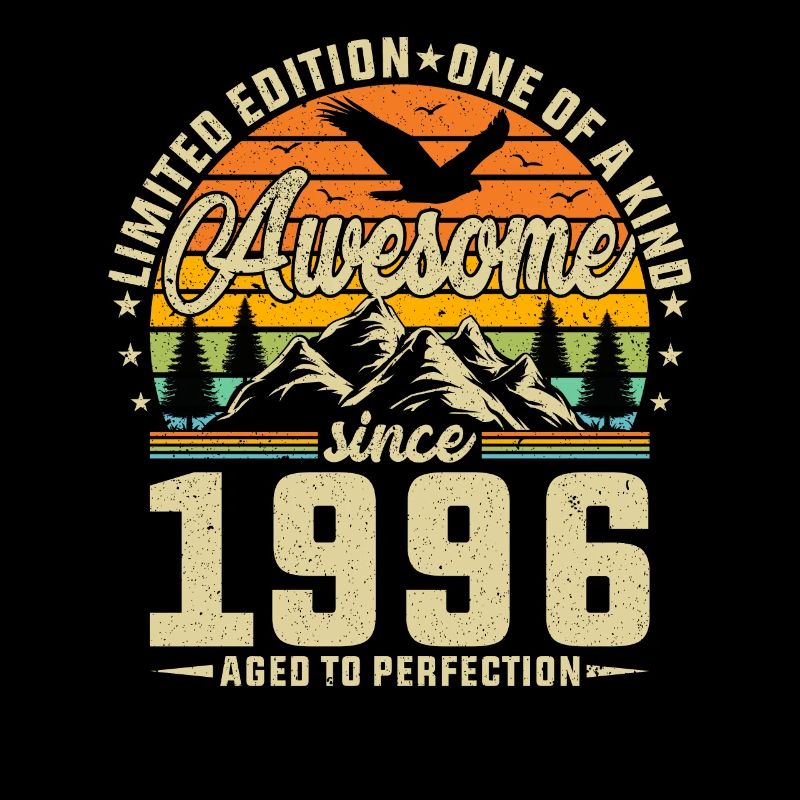 Vintage 1996 - Born Legends Birthday