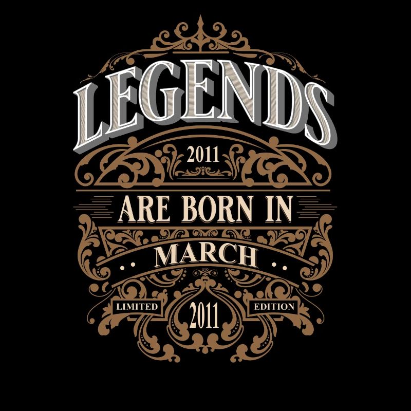 2011 Mars Né Anniversaire Année de naissance