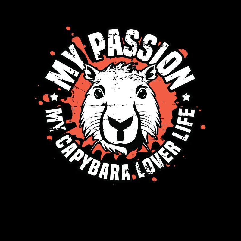 Capybara Lover My Passion My Capybara Large Rodent