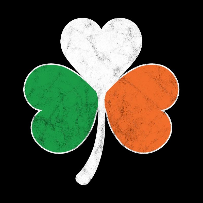 Trèfle du drapeau irlandais