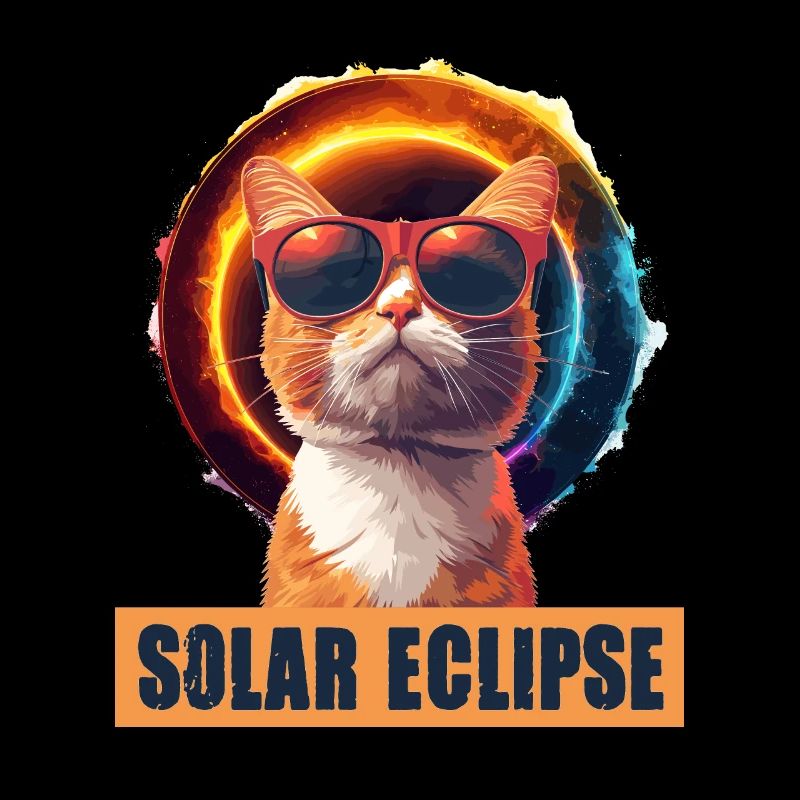 Sonnenfinsternis Katze