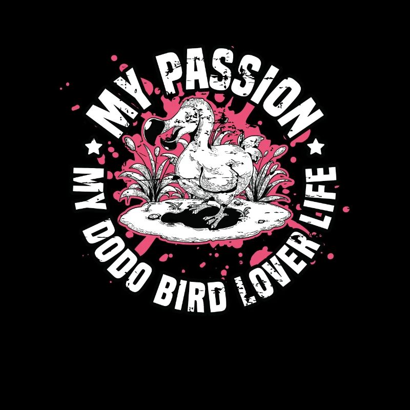 Dodo Bird Lover My Passion My Dodo Extinct Bird