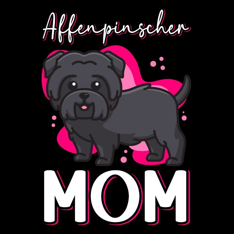 Affenpinscher maman singe terrier chiens cadeau
