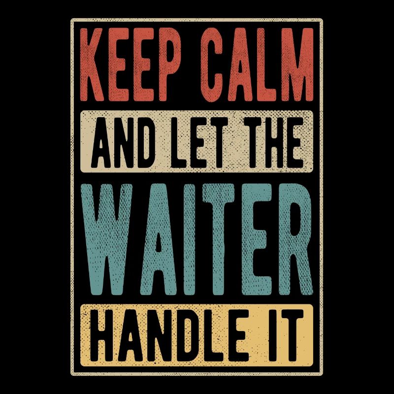 Waiter Retro Gift