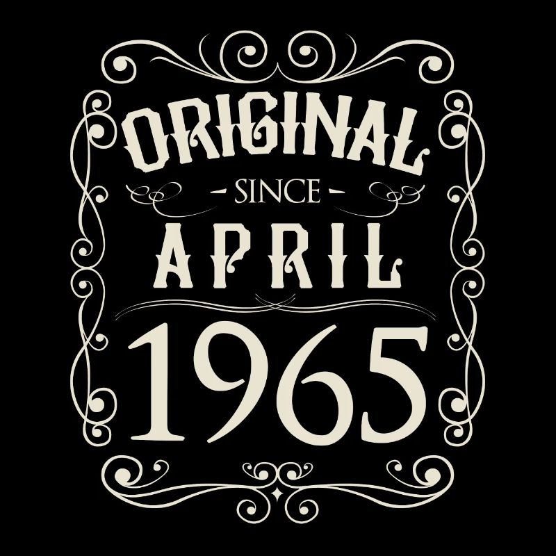 Vintage - Original since April 1965 Geburtstag