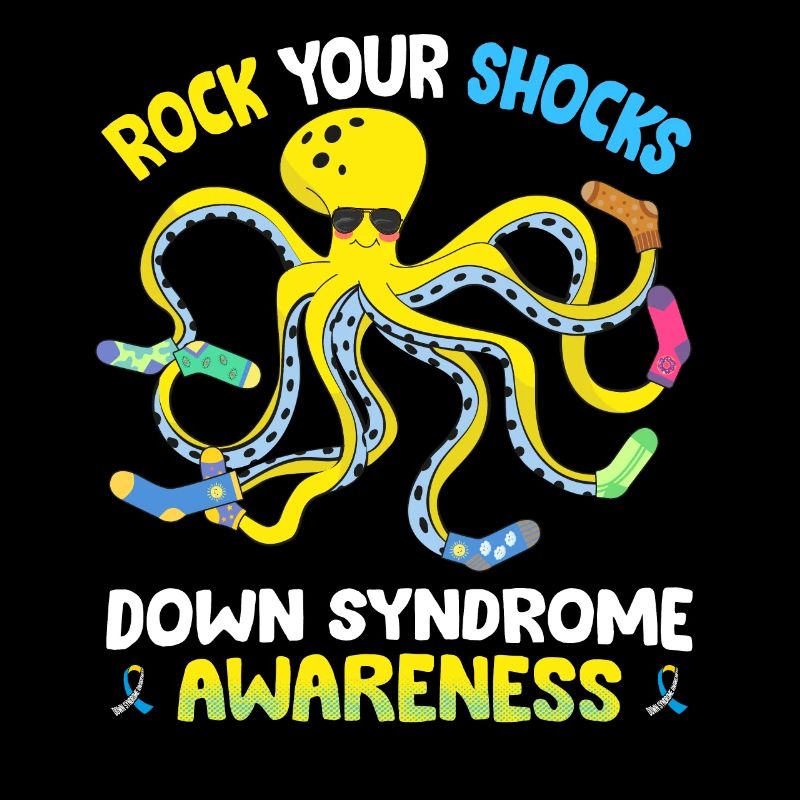 Sensibilisation au syndrome de Down Octopus Rock Your Sock