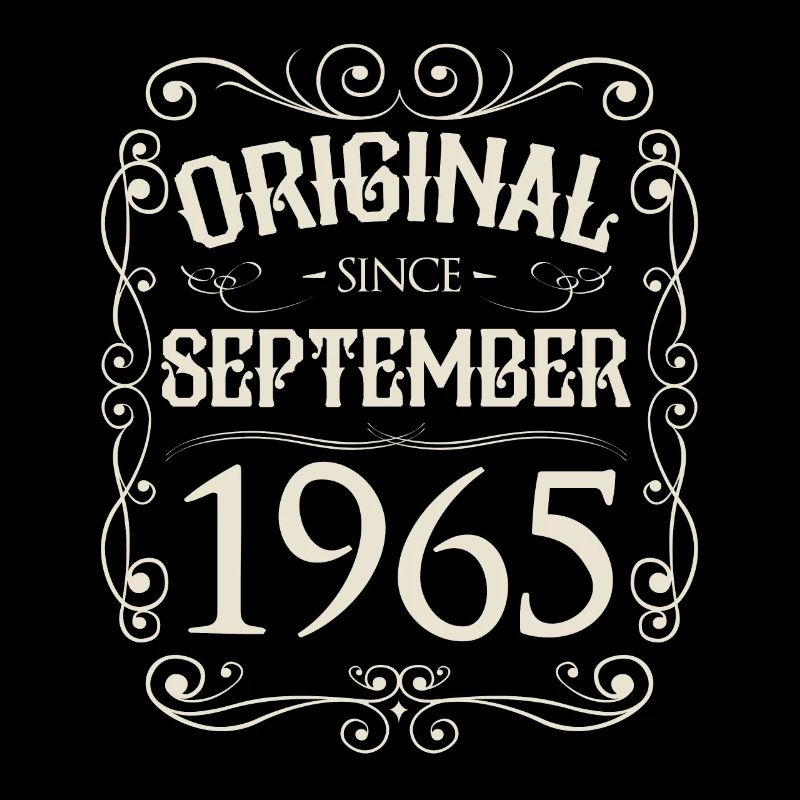 Vintage - Original since September 1965 Geburtstag
