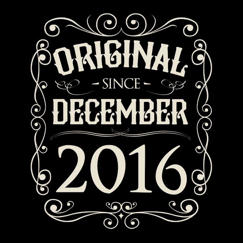 Vintage - Original since December 2016 Birthday
