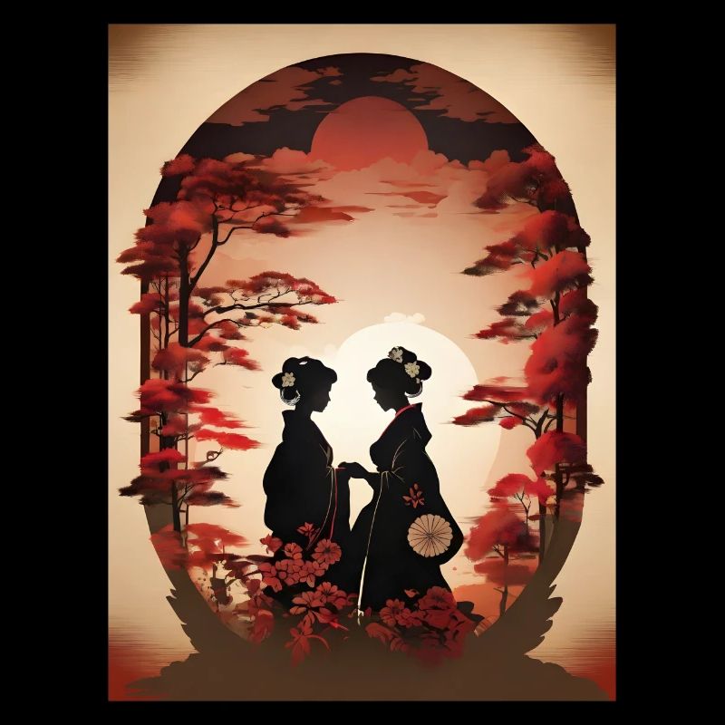 Peinture d’illustration d’art japonais