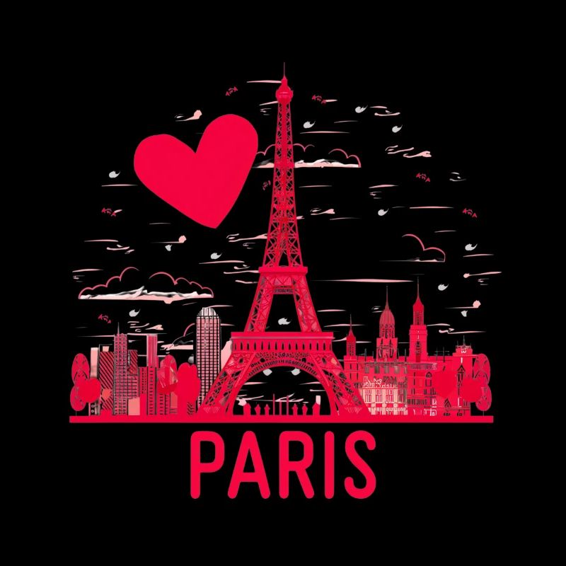 J'aime Paris minimaliste