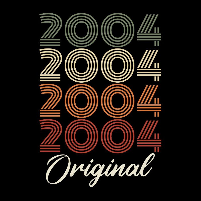 2004 Cadeau D'anniversaire Vintage Original 2004