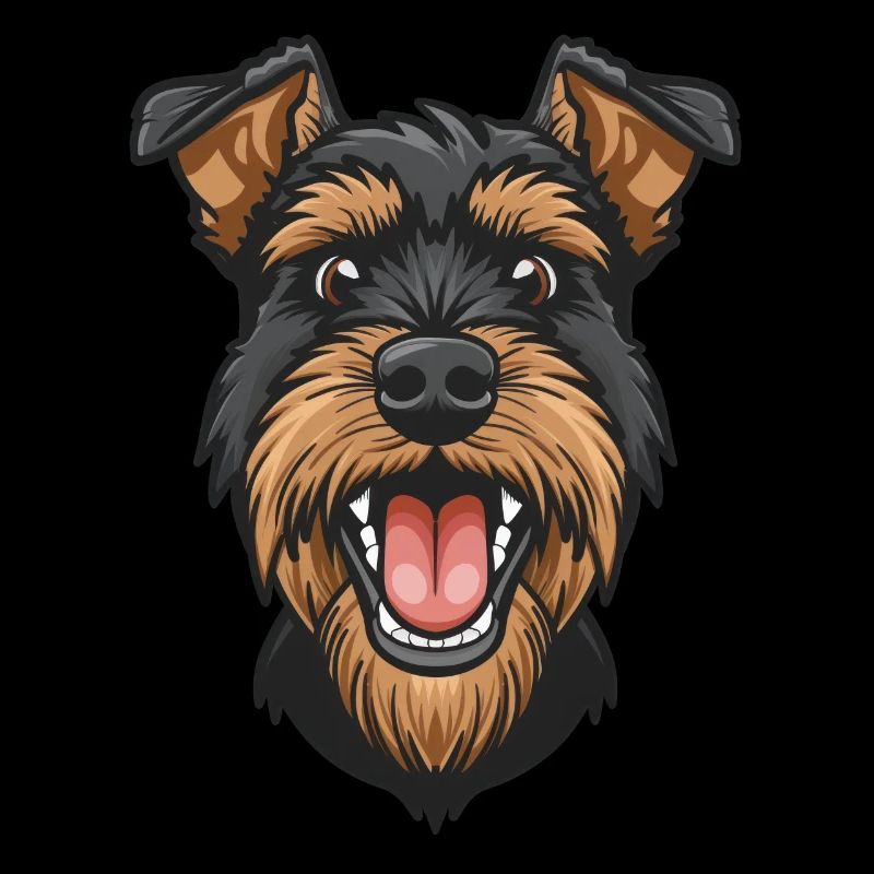 Terrier gallois | Illustration de dessin animé