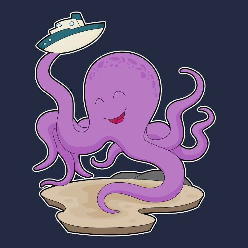 Bateau jouet Octopus