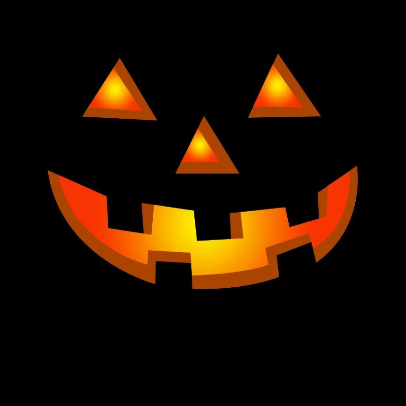Joyeux visage de citrouille d’Halloween