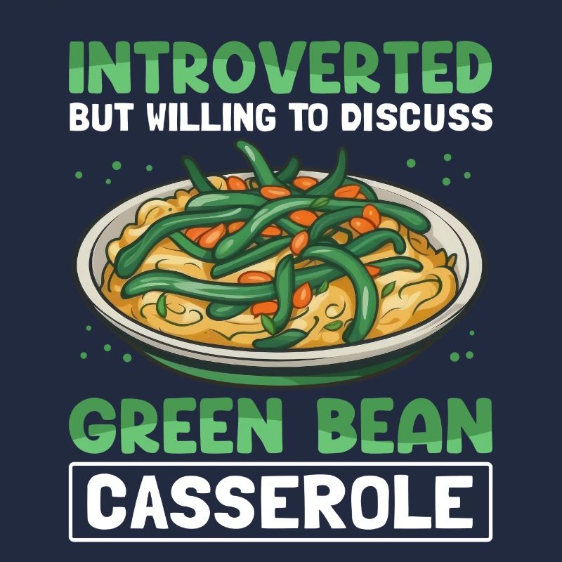 Cadeau de casserole de haricots verts