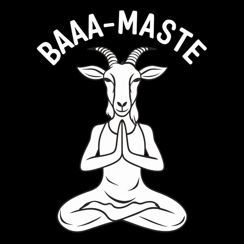Baaa Mast Relaxed Goat Yoga Pose
