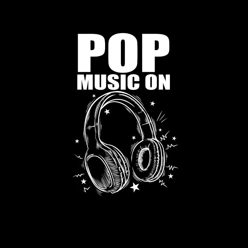 Pop Music R'n'B Sänger Stars Kopfhörer
