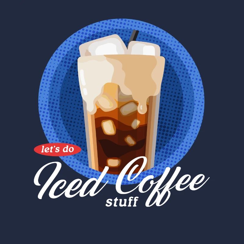 Eiskaffee Iced Coffee Kaffee Liebhaber Geschenk