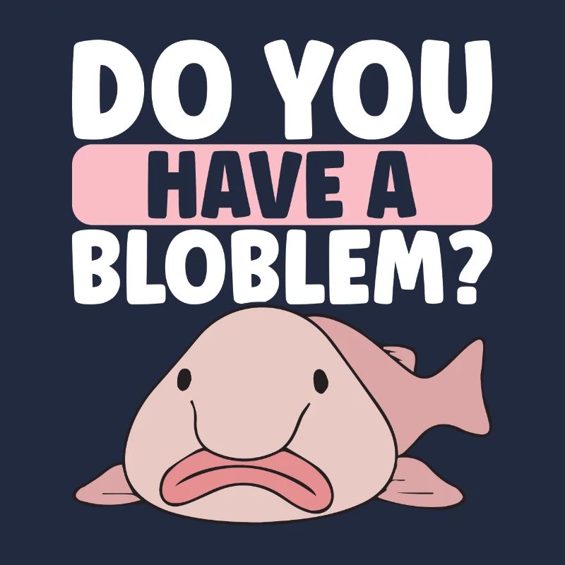 Cute Blob Fish Ugly Fish