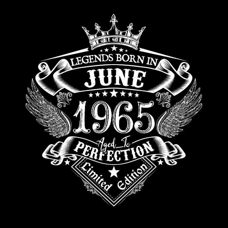 Juni 1965 Geburtstag Juni 1965 Juni Geschenk