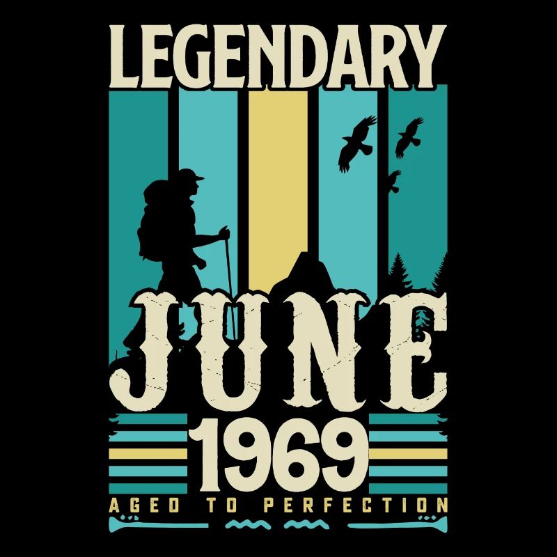 Juni 1969 Geburtstagsgeschenk, Jahrgang Juni 1969.