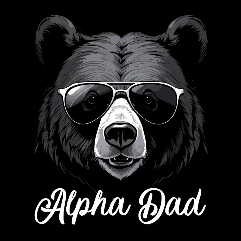 Alpha Dad Lustiger Vater Perfekter Style