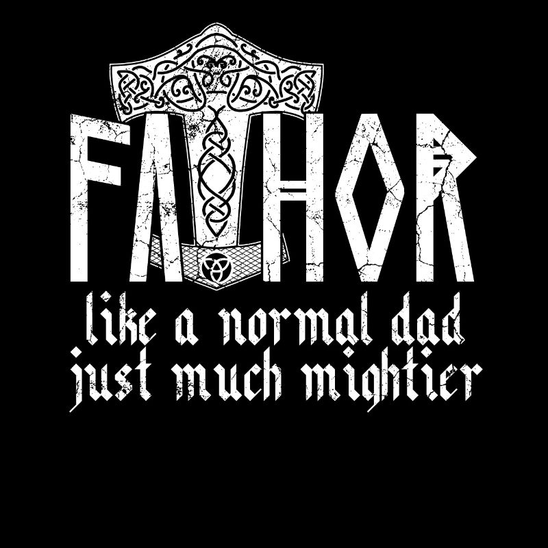 Wikinger Papa Vathor Wikinger Spruch Design