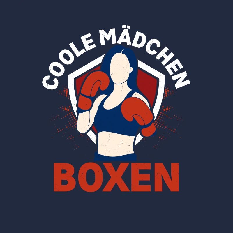 Coole Mädchen Boxen Boxer Kampfsport