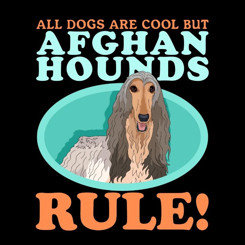 Lévrier afghan chien propriétaire de chien cadeau