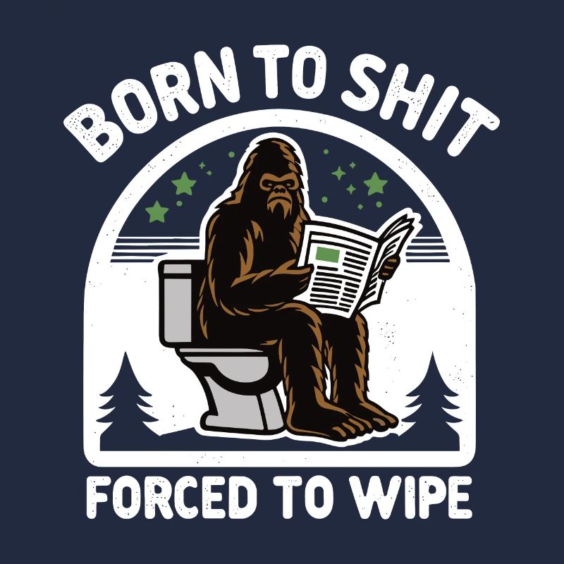 Né pour chier forcé d’essuyer Sasquatch Caca Boys Gi