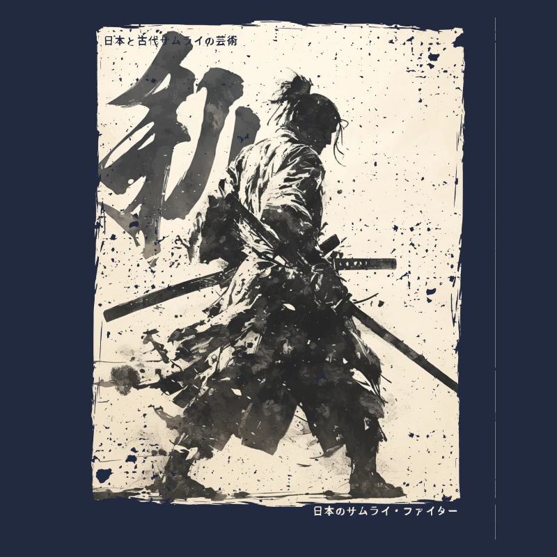 Samurai Fighter - Japanese Ukiyo-e Artwork