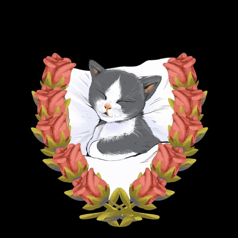 Cat Cats Kitten Sleeping Child